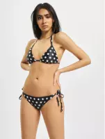 Urban Classics Bikini set -XS- Pattern polkadots Zwart