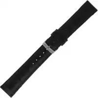 Morellato PMX019SAMBA PF Horlogebandje - Leer - Zwart - 20 mm