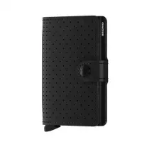 Secrid Mini Wallet Portemonnee Perforated Black