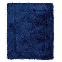 Bidetmat 50x60 cm. Acryl uni donkerblauw 3891-2038
