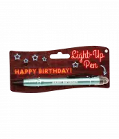 Paper Dreams Light Up Pen Happy Birthday Groen