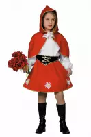 Carnavalskleding Roodkapje Jurkje met rode cape meisje Maat 104