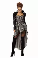 Gotisch Kostuum | Dark Victorian Lady | Vrouw | Maat 40 | Halloween | Verkleedkleding