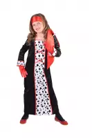 101 Dalmatiers Kostuum | Dol Op Dalmatiers Vampier | Meisje | Maat 140 | Carnaval kostuum | Verkleedkleding
