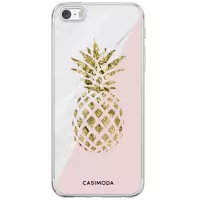 iPhone 5/5S/SE siliconen hoesje - Ananas