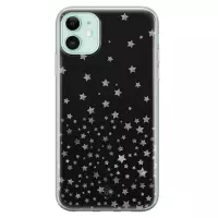 iPhone 11 hoesje siliconen - Falling stars | Apple iPhone 11 case | TPU backcover transparant