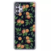 Samsung A32 5G hoesje siliconen - Fruit / Sinaasappel | Samsung Galaxy A32 5G case | multi | TPU backcover transparant