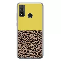 Huawei P Smart 2020 hoesje siliconen - Luipaard geel | Huawei P Smart (2020) case | geel | TPU backcover transparant