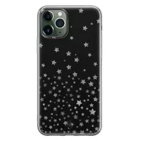 iPhone 11 Pro Max hoesje siliconen - Falling stars | Apple iPhone 11 Pro Max case | TPU backcover transparant