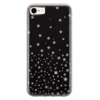 iPhone 8/7 hoesje siliconen - Falling stars | Apple iPhone 8 case | TPU backcover transparant