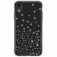 iPhone XR hoesje siliconen - Falling stars | Apple iPhone XR case | TPU backcover transparant