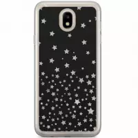 Samsung J5 2017 hoesje siliconen - Falling stars | Samsung Galaxy J5 2017 case | multi | TPU backcover transparant