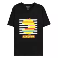 PacMan Heren Tshirt -XL- Zwart