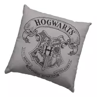 Harry Potter Kussen Hogwarts 45 x 45 cm Grijs