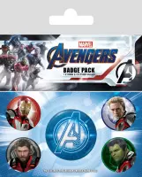 Marvel Avengers - Buttons- Badge - Superhelden - Giftpack
