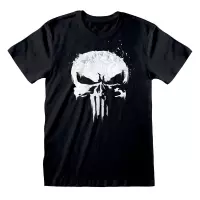 Marvel The Punisher Heren Tshirt -M- Logo Zwart