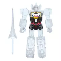 Mighty Morphin Power Rangers: Super Cyborg - Clear Megazord 11 inch Action Figure