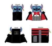 Funko Loungefly - Disney Vampire Stitch with Bow Tie Flap Wallet