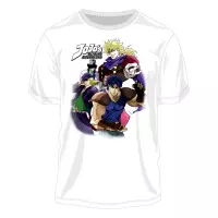 JOJO'S Bizarre Adventure - T-Shirt Wit - Maat S