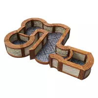 Warlock Tiles: Expansion Pack - 1 inch Town and Village Angles and Curves