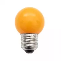 LED lamp oranje feestverlichting P45 1W PVC bol E27 fitting Tronix