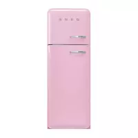 Smeg FAB30LPK5 vrijstaande dubbeldeurs koelkast, linksdraaiend, roze