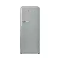 Smeg FAB28RSV5 koelkast retro 50&apos;s style met vriesvak, rechtsdraaiend, zilver