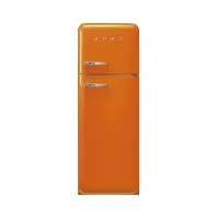 Smeg FAB30ROR5 vrijstaande dubbeldeurs koelkast, rechtsdraaiend, oranje