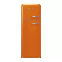 Smeg FAB30LOR5 vrijstaande dubbeldeurs koelkast, linksdraaiend, oranje
