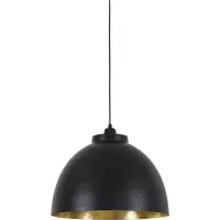 Hanglamp Kylie 45x32cm zwart goud