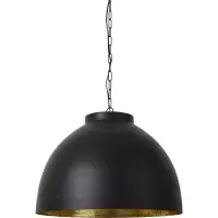 Hanglamp Kylie 60x42cm zwart goud