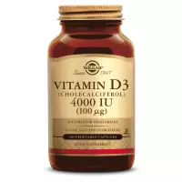 Solgar Vitamin D-3 4000 IU /100 µg (Cholecalciferol) 120 capsules