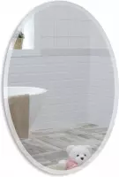 Neue Design ovale badkamerspiegel - wandmontage - elegant eenvoudig ontwerp - eigentijdse afgeschuinde randen - 50cm x 40cm x 1,5cm (HxBxD)