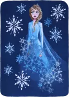 Blauwe fleecedeken 120x140 Frozen Disney