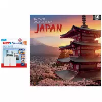 Landen kalender 2022 Japan 30 cm incl. 2 zelfklevende ophanghaken - Maandkalenders/jaarkalenders - Wandkalenders