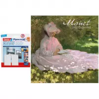 Kunst kalender 2022 Claude Monet 30 cm incl. 2 zelfklevende ophanghaken - Maandkalenders/jaarkalenders - Wandkalenders