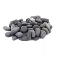 4x zakjes grijze decoratie stenen / zakje tussen 800 en 900 gram - deco steentjes/decoratiesteentjes