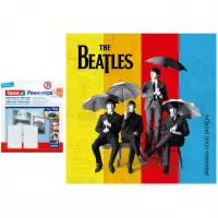 Muziek kalender 2022 The Beatles 30 cm incl. 2 zelfklevende ophanghaken - Maandkalenders/jaarkalenders - Wandkalenders