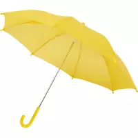 Storm paraplu voor kinderen 77 cm doorsnede in het geel - Windproof/stormproof paraplu