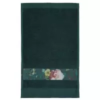 Essenza Essenza Fleur gastendoek Dark Green 30x50