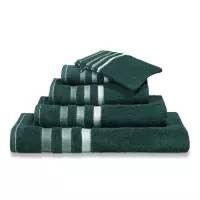Vandyck Vandyck handdoek 60x110 prestige lines dark-green
