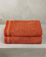 De Witte Lietaer badhanddoek Excellence 70x140 burnt orange