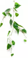 Kunst hangplant Anthurium 110 cm groen