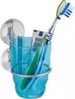 relaxdays - tandenborstelhouder zuignap - zonder boren - tandenborstel houder
