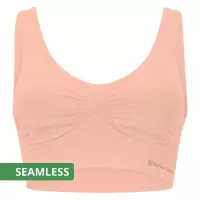 Seamless Padded Bra Fleur - Roze XL