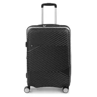 Roncato Arrow 4-Wheel Trolley 64 Expandable Black