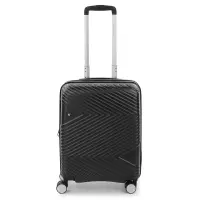 Roncato Arrow Cabin 4-Wheel Trolley 55 Expandable Black