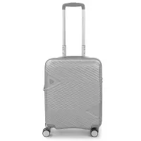 Roncato Arrow Cabin 4-Wheel Trolley 55 Expandable Silver