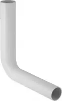 Geberit spoelbocht 90 graden, 28x21 cm. rechts gebogen, Alpien wit