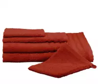 Kleine Wolke Royal handdoek 50x100 cm, rood